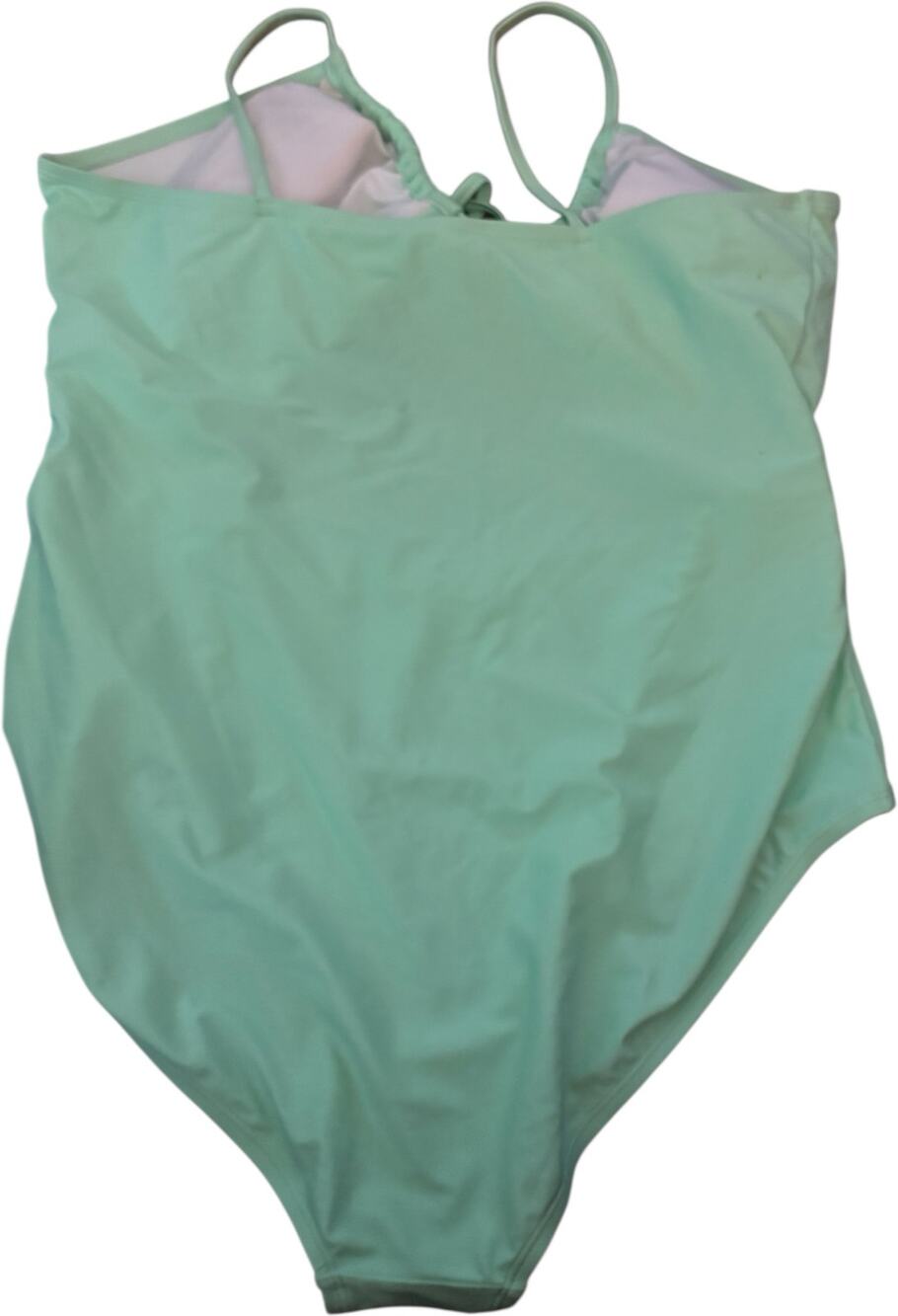 Summer Crush Juniors Size 2X Mint Green One Piece Swimsuit, NWT